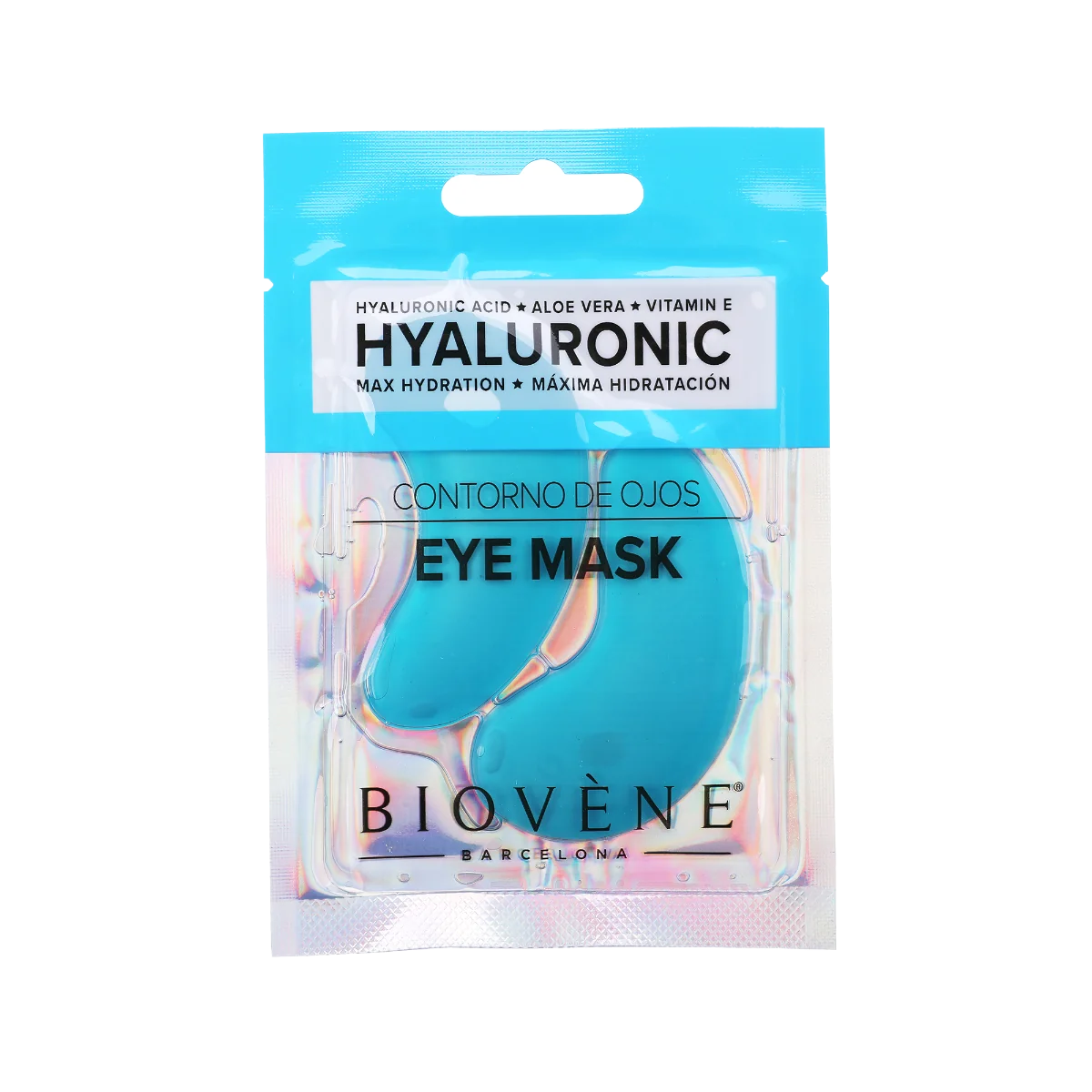 BIOVÉNE Hyaluronic Acid hydratující polštářky pod oči s aloe vera a vitamínem E 1 pár