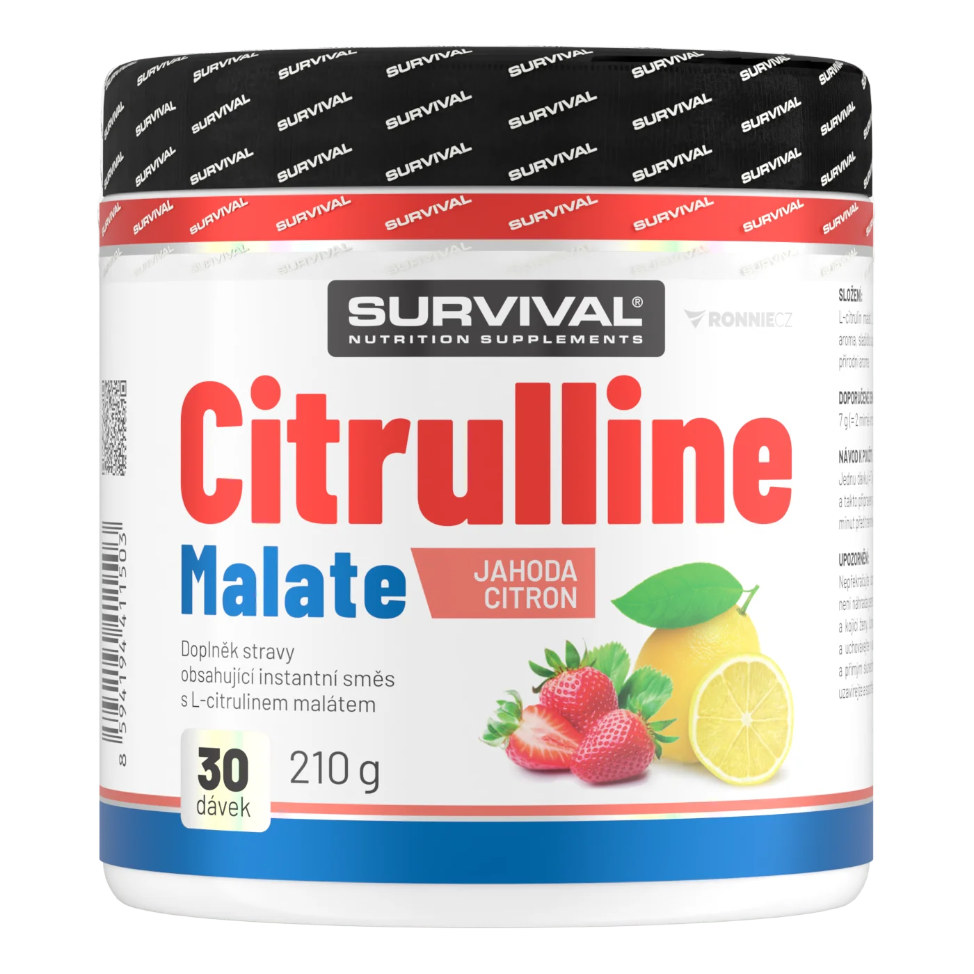 Survival Citrulline Malate 210 g jahoda-citron