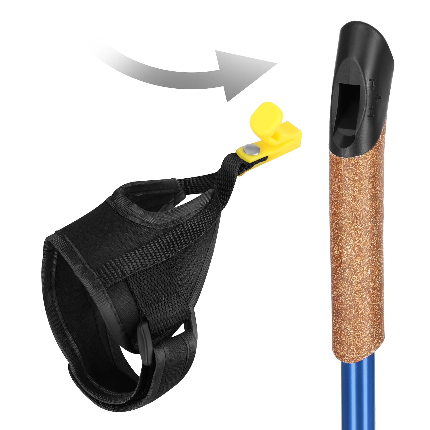 Nils Nordic walking hole NW607 modré