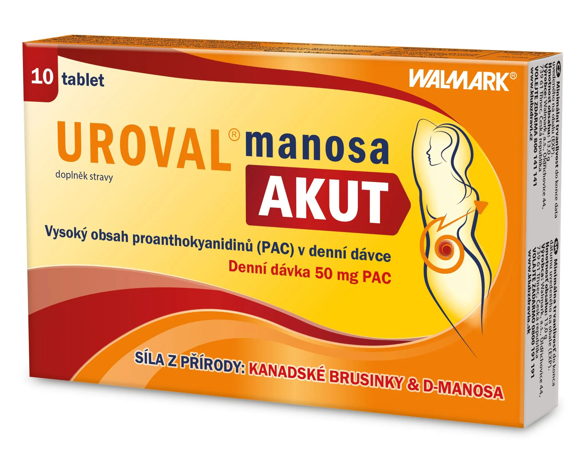 Uroval Manosa AKUT 10 tablet