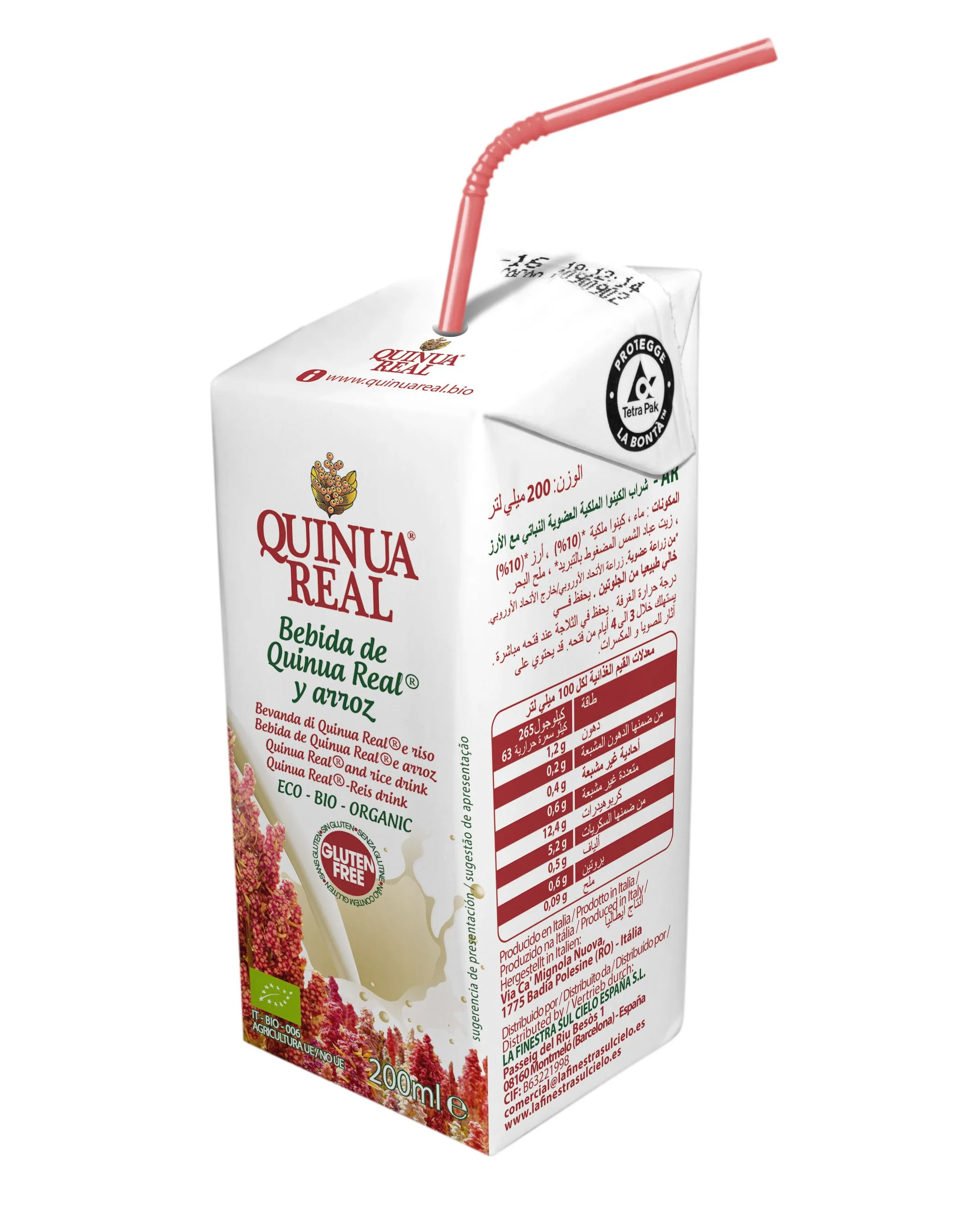 Quinua real Rýžový nápoj BIO 200 ml