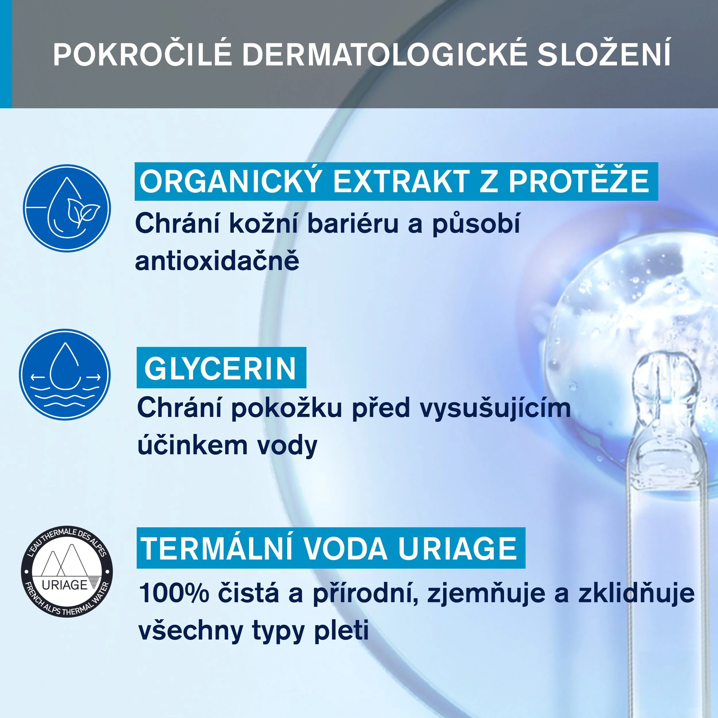 Uriage Micelární odličovací pěna na oči a obličej 150 ml
