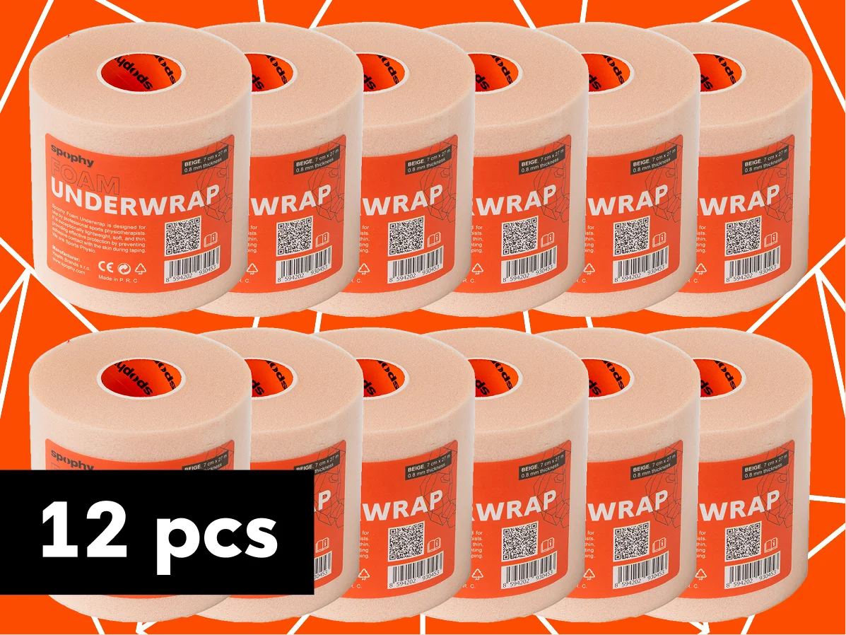 Spophy Foam Underwrap Beige, podtejpovací molitanová páska béžová 7cm x 27 m, 12 ks