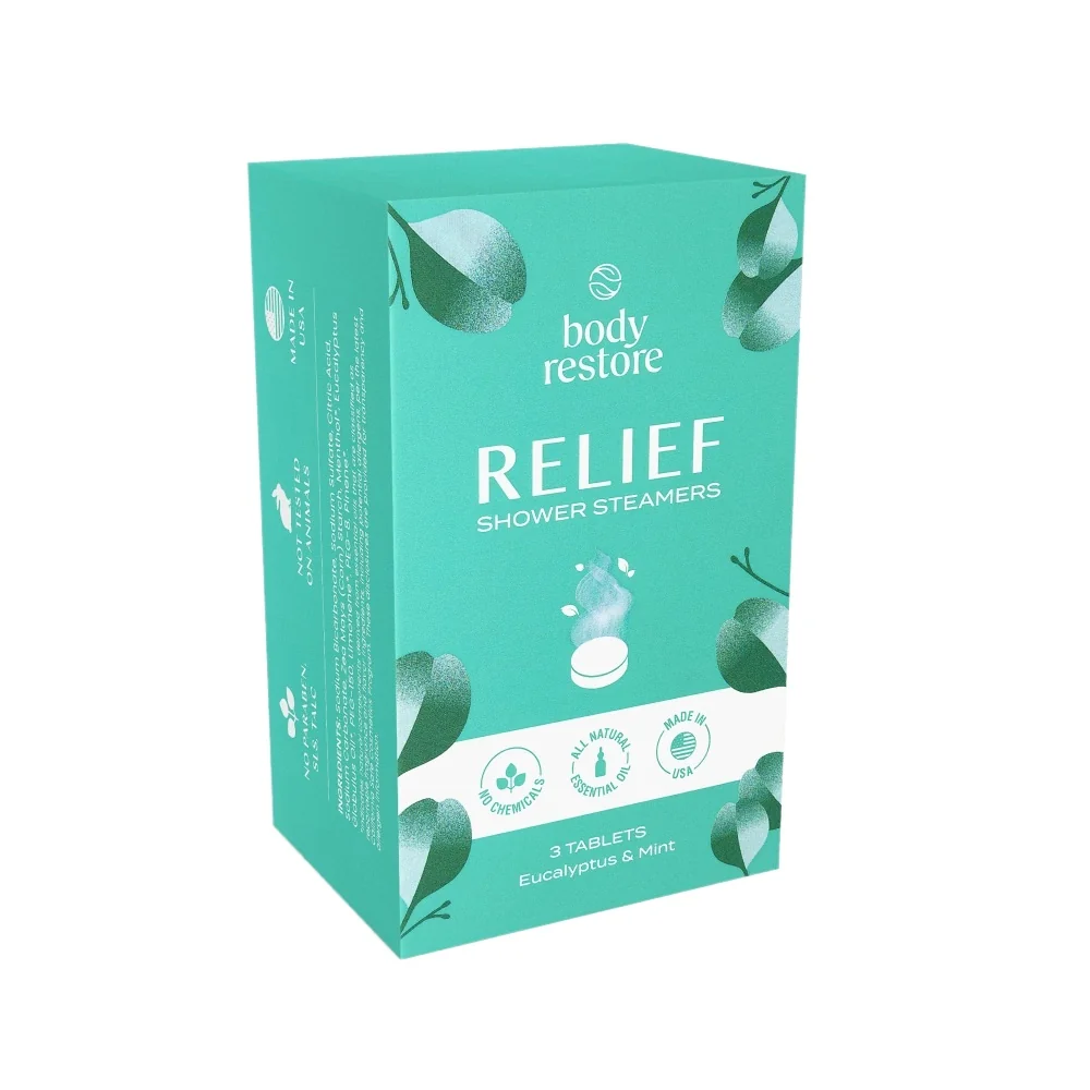 Body Restore Aromatické tablety do sprchy eukalyptus a máta 3 ks