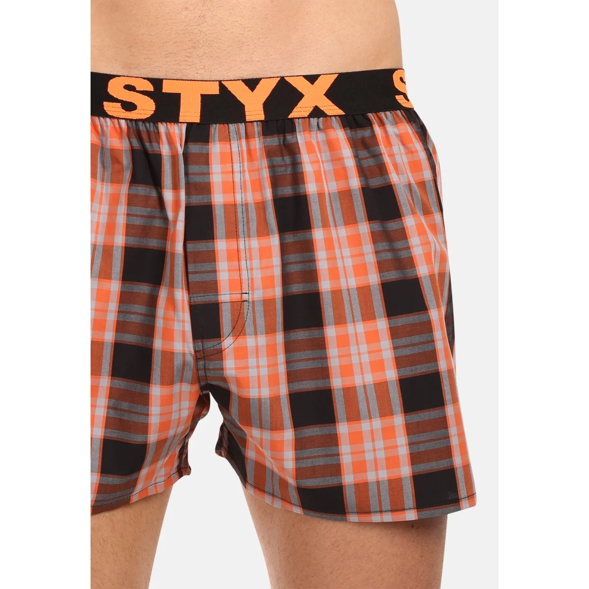 Styx 3PACK pánské trenky sportovní guma vícebarevné (3B102426) M