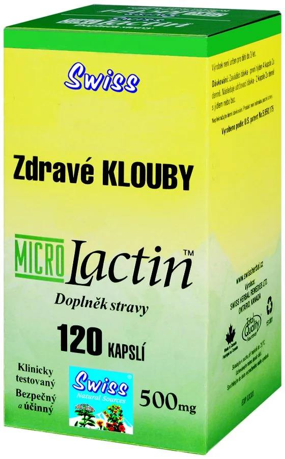 Swiss Zdravé klouby MicroLactin 120 kapslí