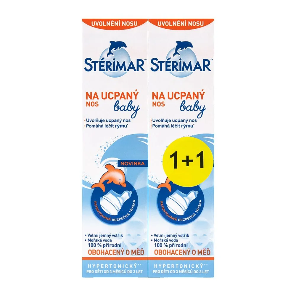 Stérimar Baby Na ucpaný nos duopack 2x50 ml