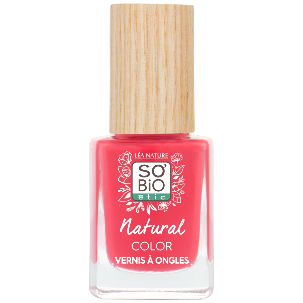 SO’BiO étic Lak na nehty 35 vibrující korálová 11 ml