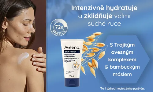 Hydratační krém na ruce Aveeno® Skin Relief intenzivně hydratuje a zklidňuje velmi suché ruce