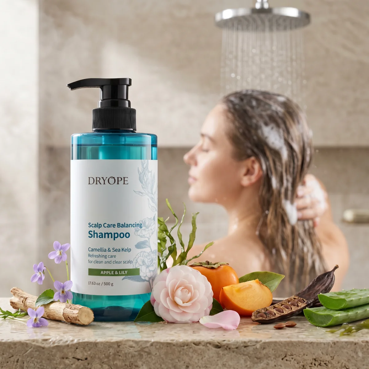 DRYOPE Apple&Lily šampon proti lupům 500 ml