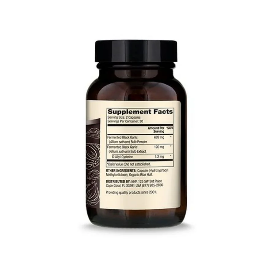 Dr. Mercola Fermentovaný černý česnek 60 kapslí