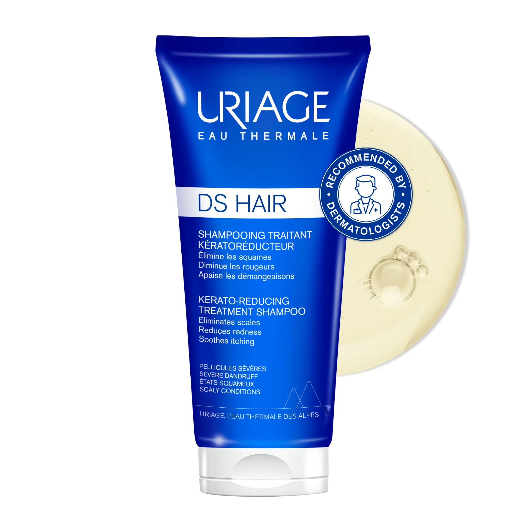 Uriage DS Hair Kerato-Reducing Shampoo šampon na podrážděnou pokožku 150 ml