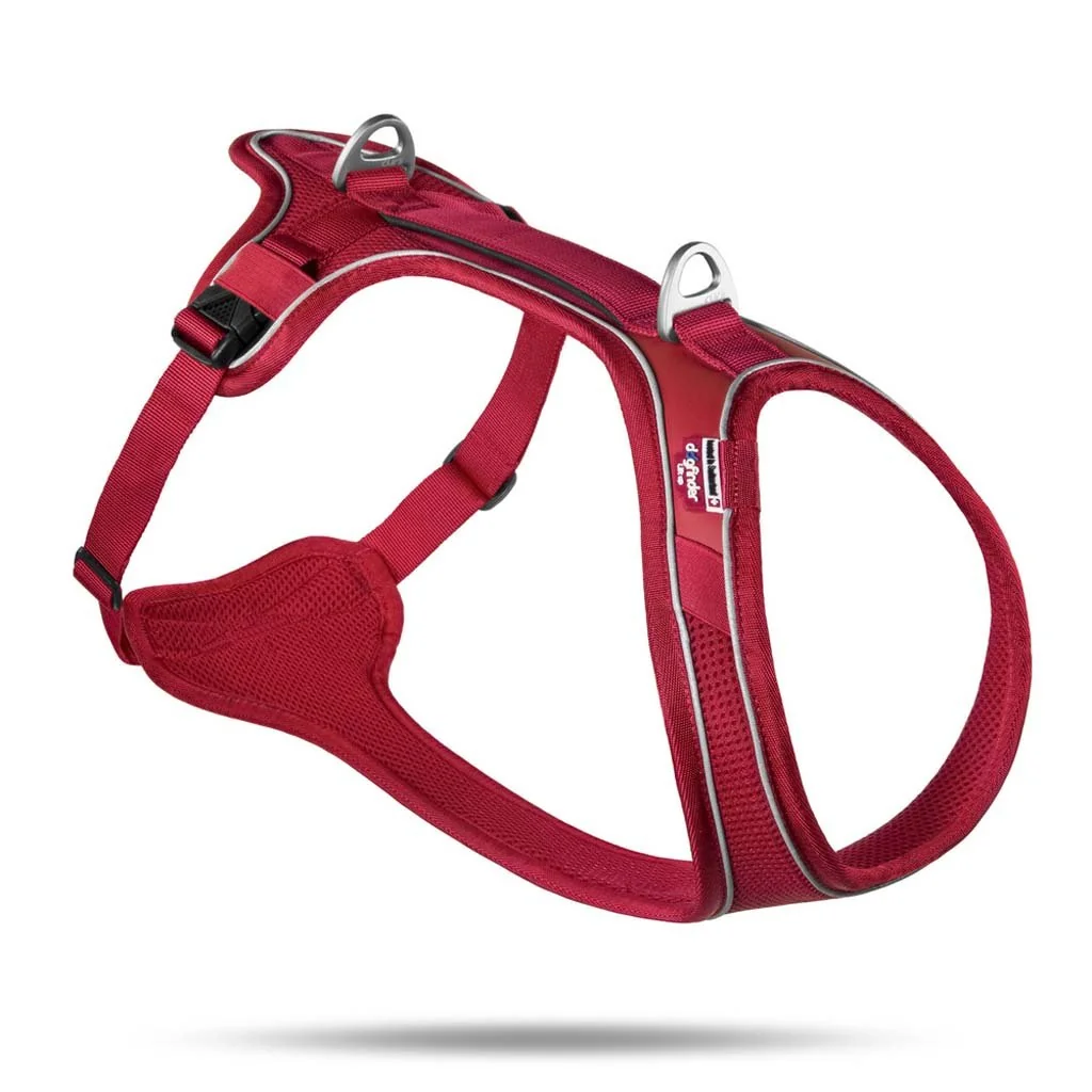 Curli Postroj pro psy Belka Comfort Red XS, 15-20 kg