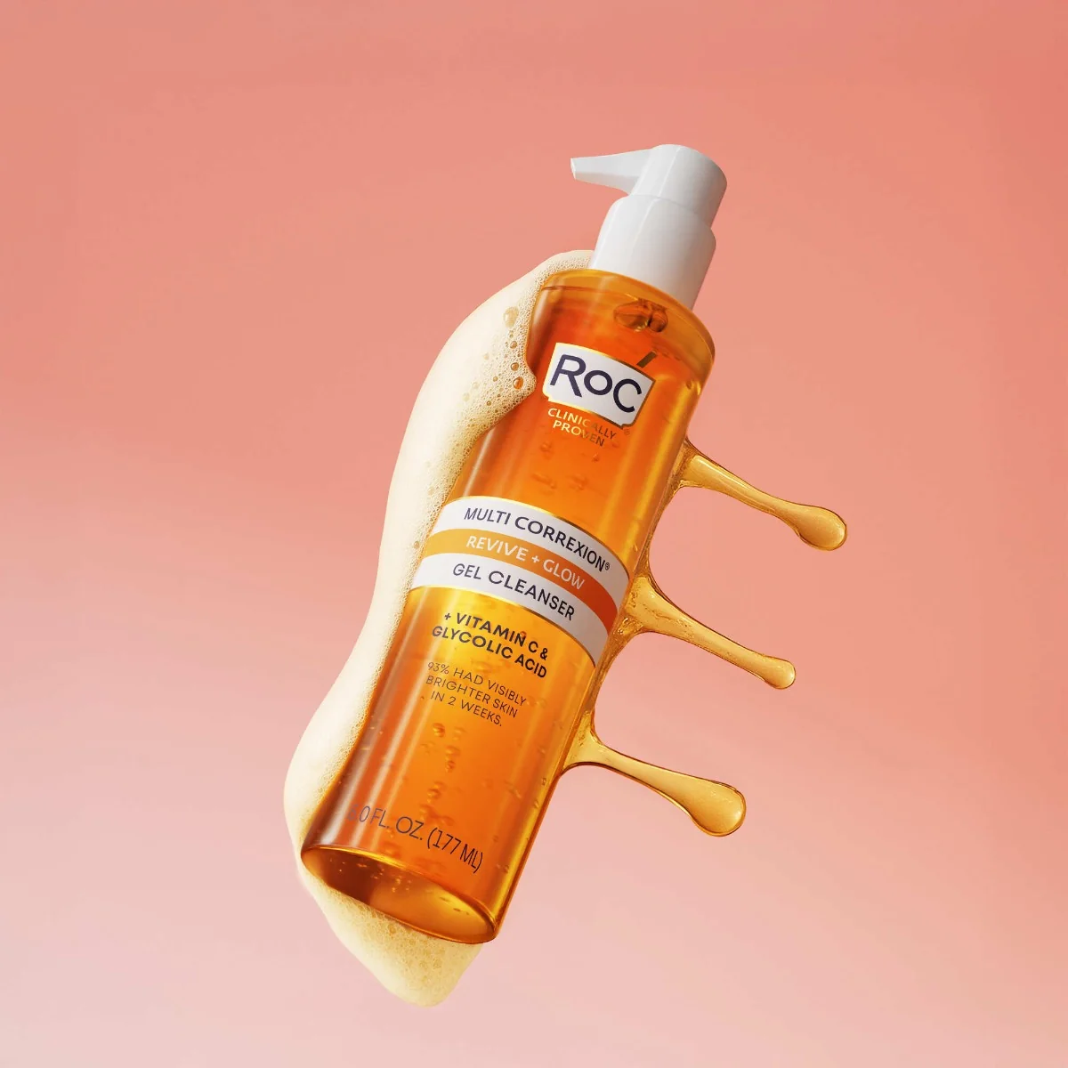 RoC Multi Correxion Revive + Glow čisticí gel-krém 177 ml