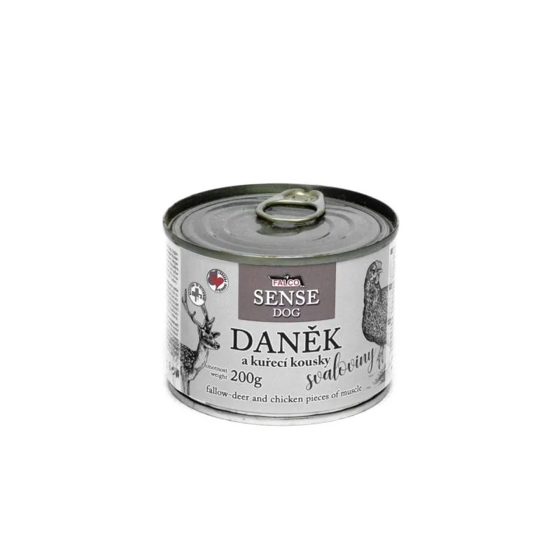 Sokol Falco SENSE DOG daněk a kuřecí 200g
