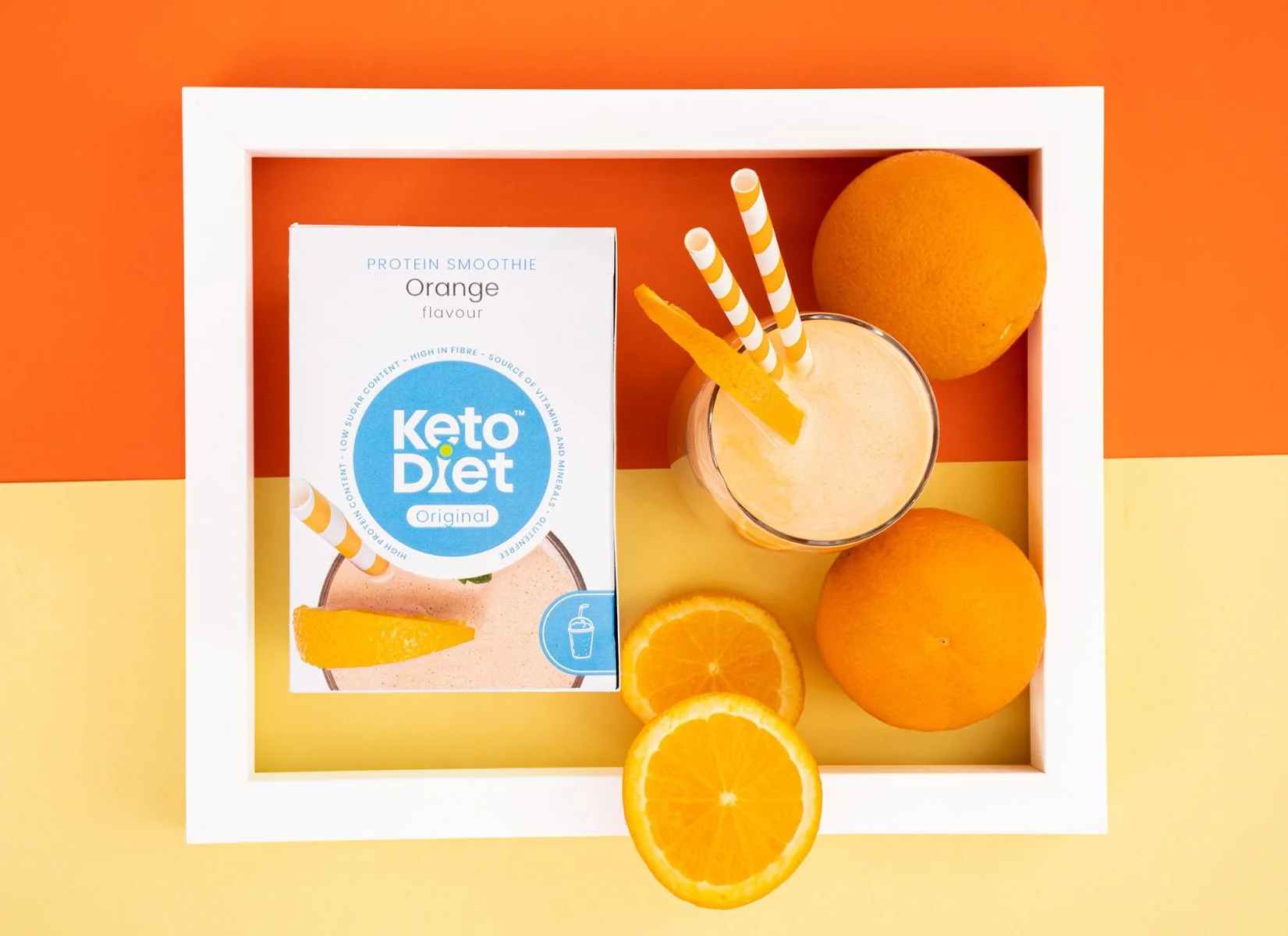 KetoDiet Proteinové smoothie pomeranč 7x27 g
