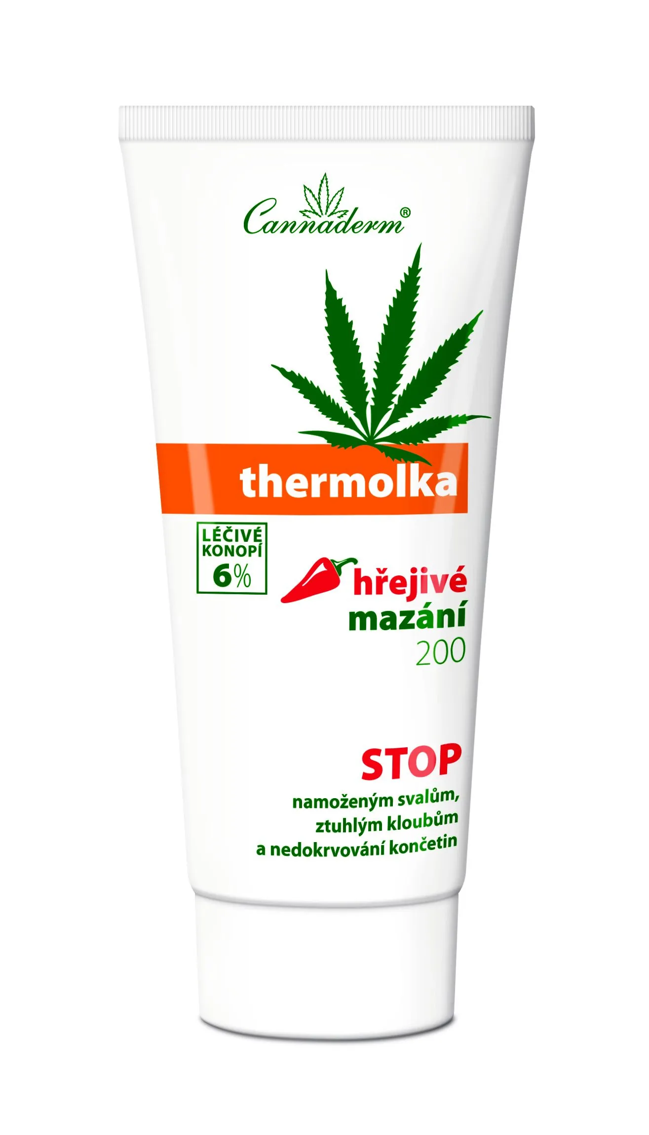 Cannaderm Thermolka hřejivé mazání 200 ml