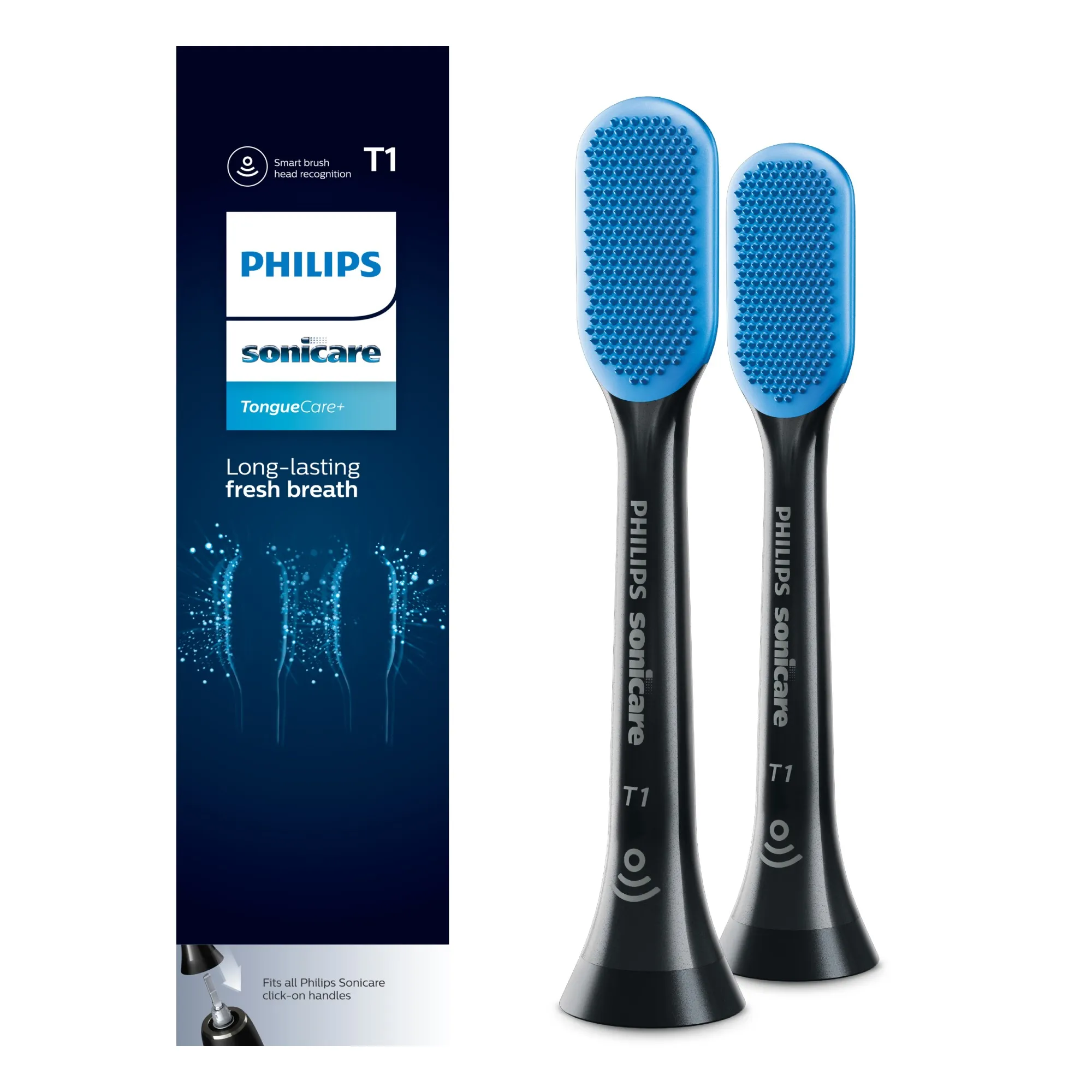 Philips Sonicare TongueCare+ HX8072/11 black hlavice na čištění jazyka 2 ks