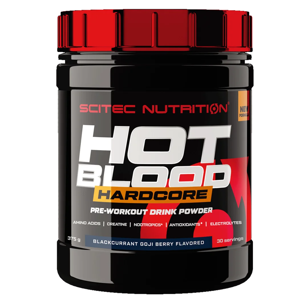 Scitec Nutrition Hot Blood Hardcore 375g - černý rybíz, goji
