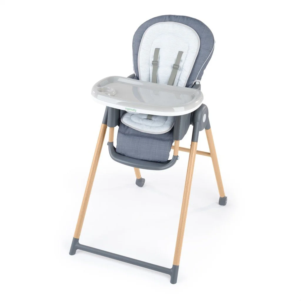 Ingenuity Židle jídelní Deluxe 7v1 Proper Positioner™ Chambray 0m+ do 23 kg