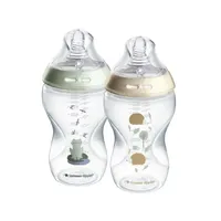 Tommee Tippee Natural Start Samosterilizační kojenecká lahev s Anti-colic savičkou Střední průtok 3m+ 340 ml