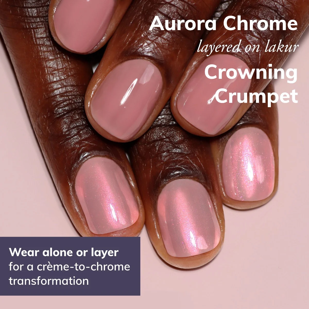 Londontown lakur Aurora Chrome Topper lak na nehty 12 ml