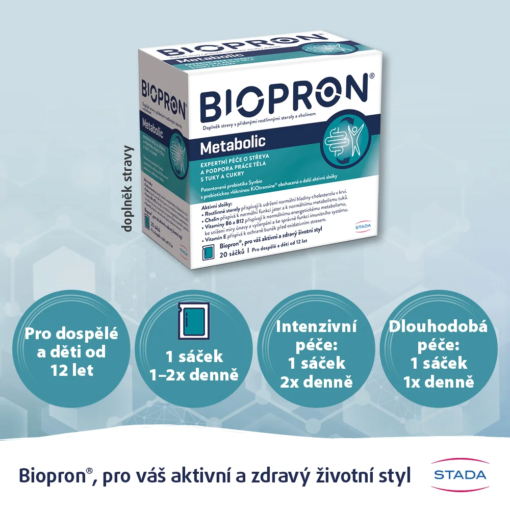 Biopron Metabolic 20 sáčků