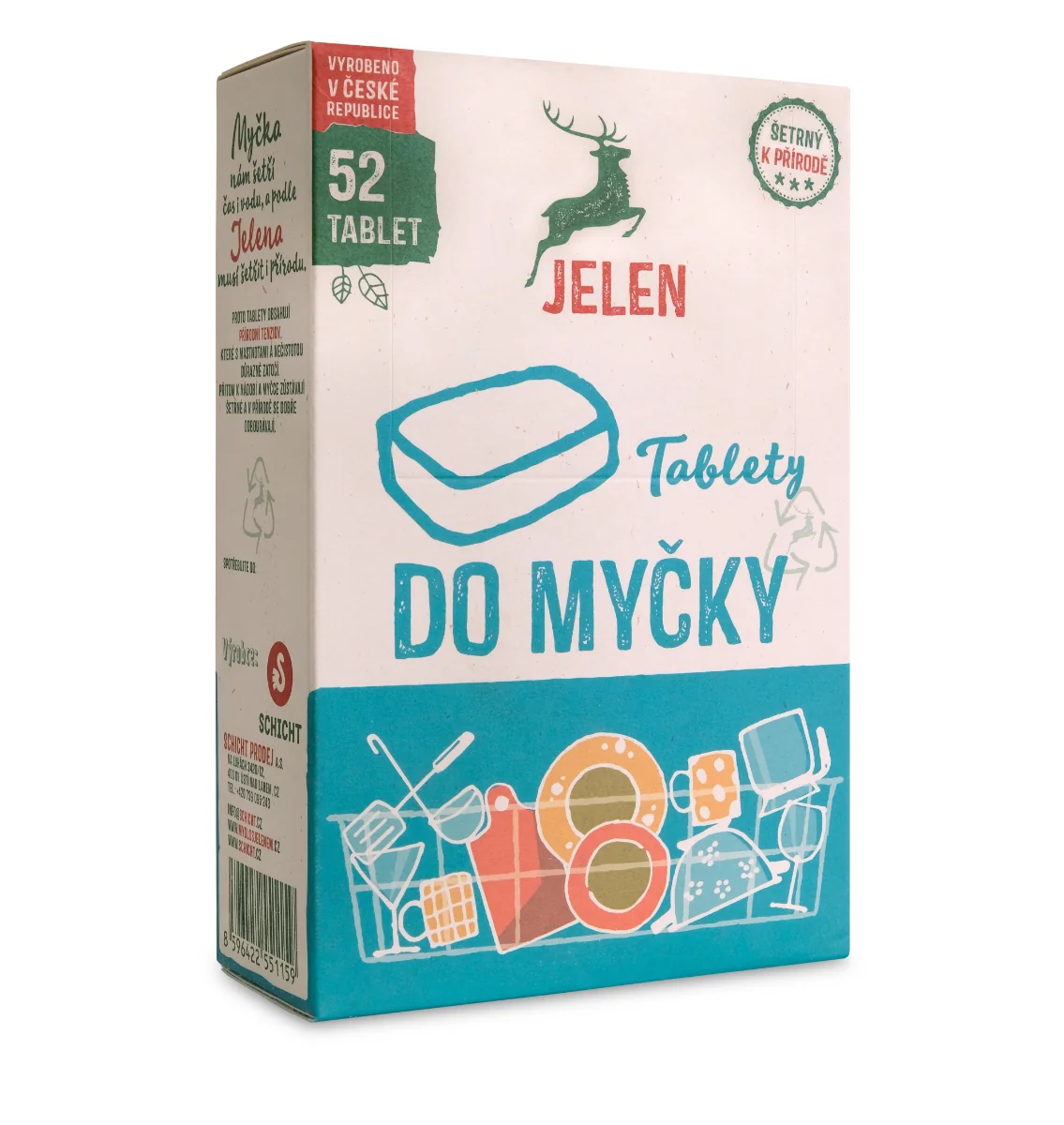 Jelen Tablety do myčky 52 ks