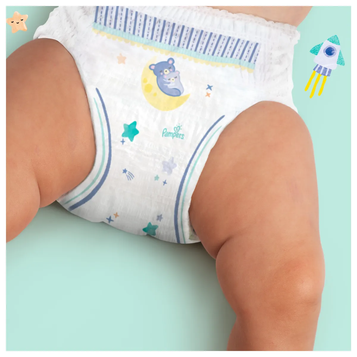 Pampers Night Pants vel. 4 9–15 kg dětské plenkové kalhotky 25 ks