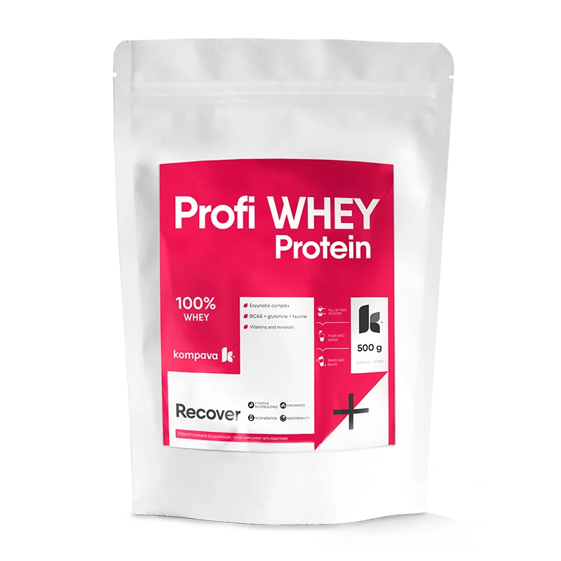 KOMPAVA Protein Profi WHEY jahoda 2000g 