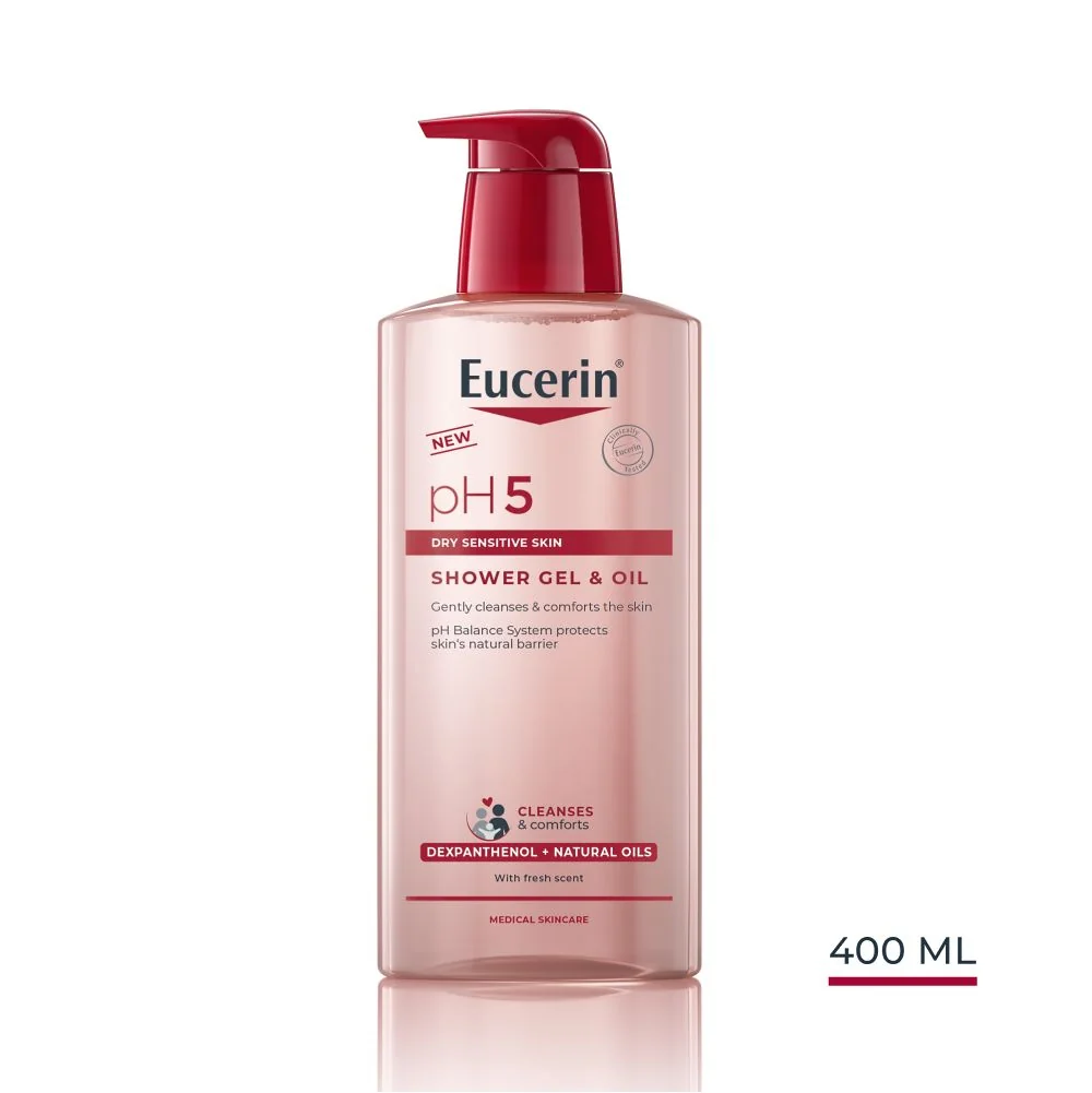Eucerin Ph5 Zklidňující sprchový gel & olej 400 ml
