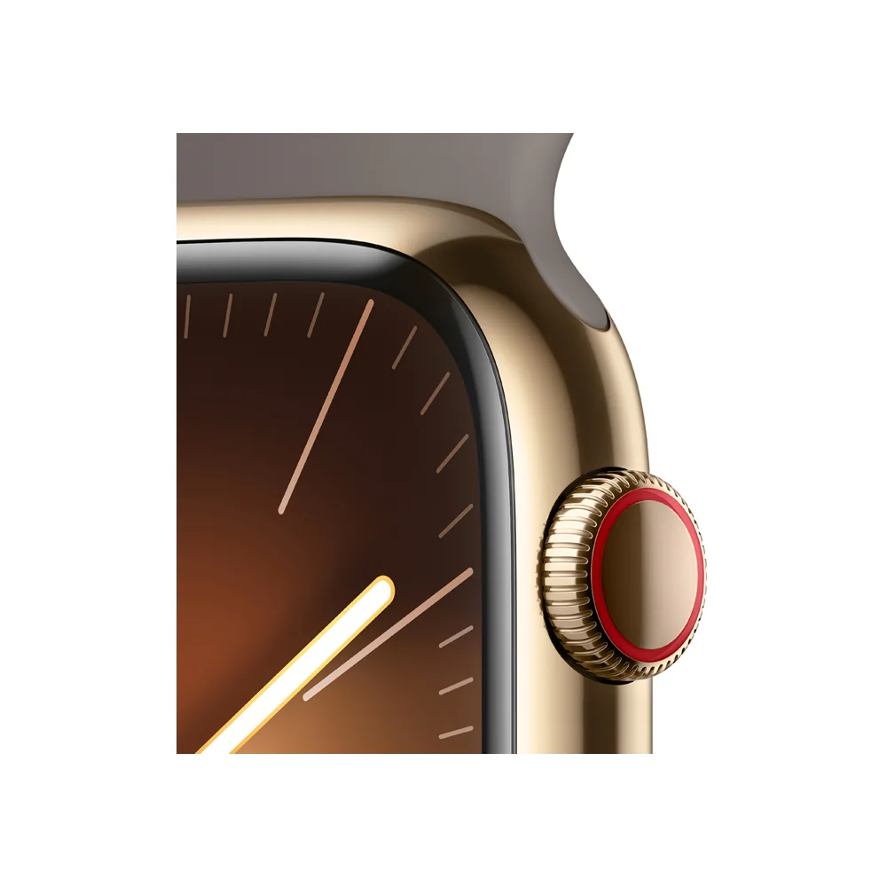 Apple Watch S9 Cellular 45 mm sport band M/L smart hodinky Gold/Clay