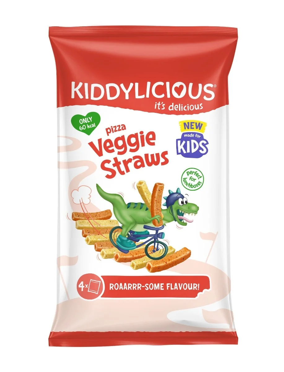 Kiddylicious Tyčinky zeleninové s příchutí pizza 4x12 g