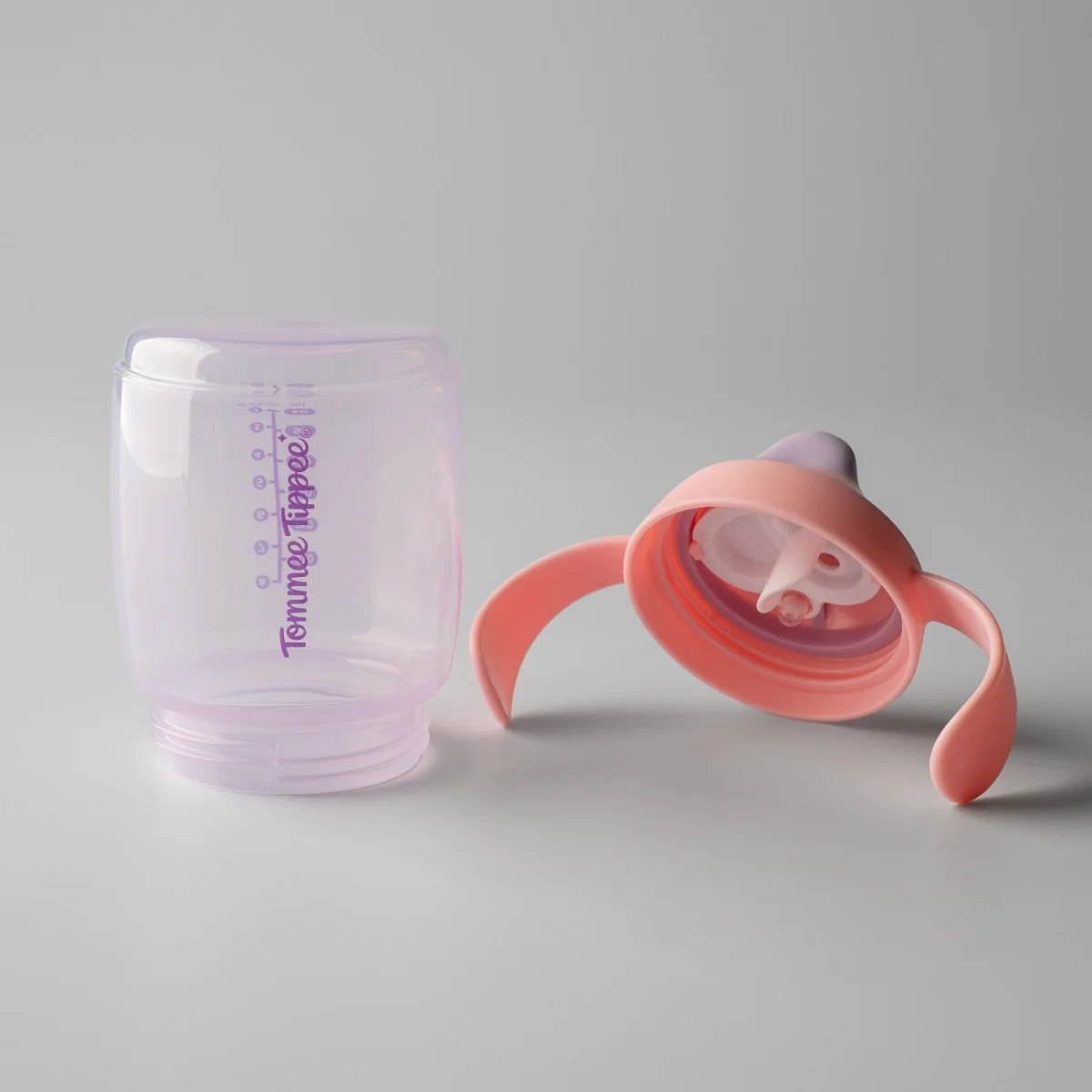 Tommee Tippee Tréninkový hrneček se savičkou 6m+ 240 ml růžový