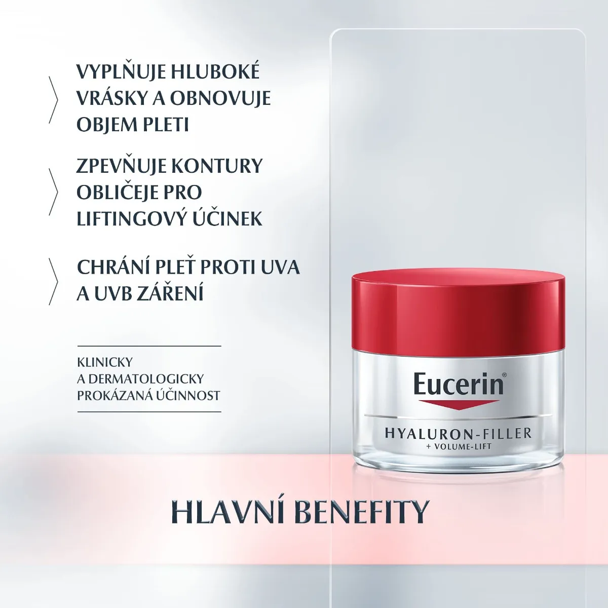 Eucerin Hyaluron-Filler + Volume-Lift denní krém pro suchou pleť 50 ml