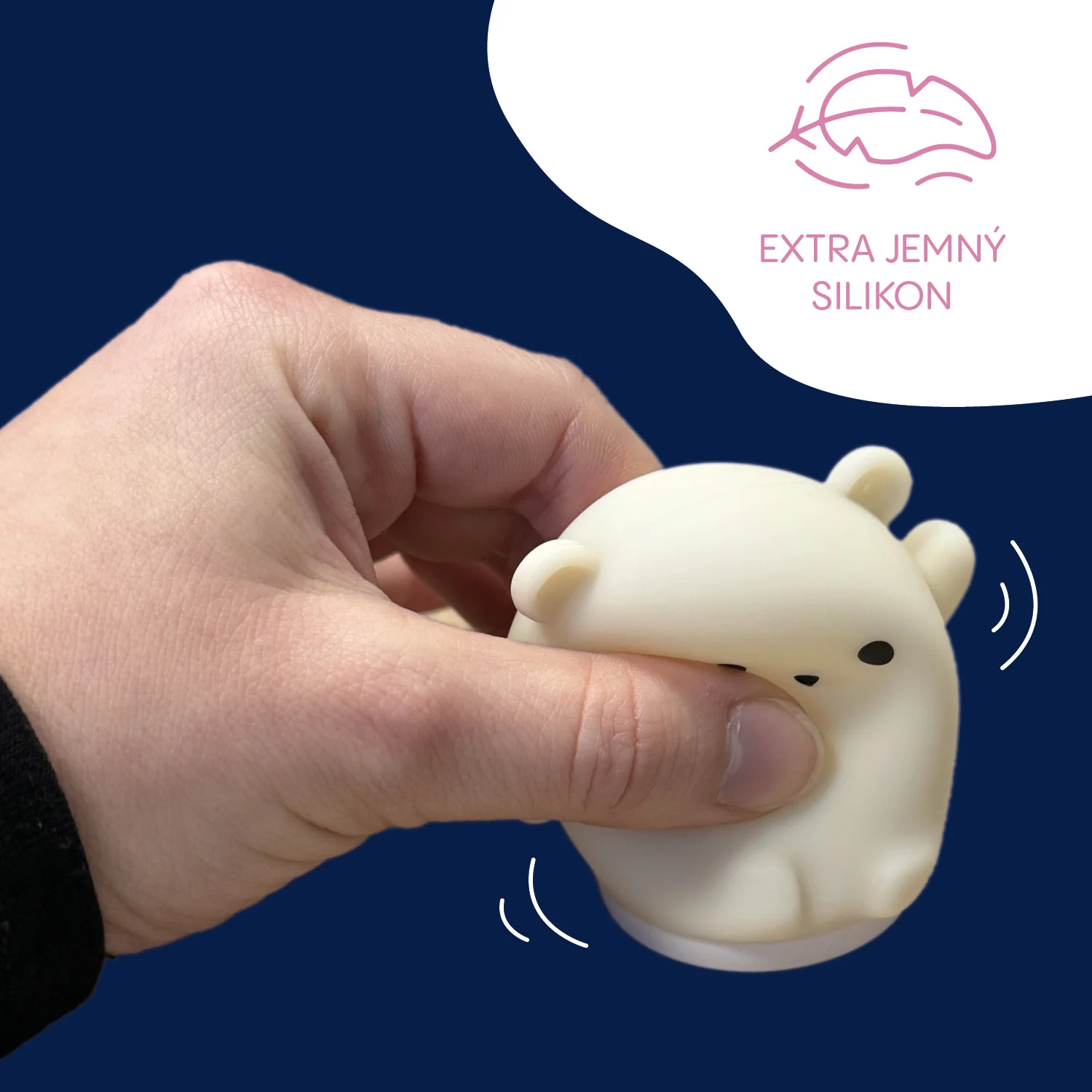 Zopa Silikonové závěsné LED světýlko, Elephant 1