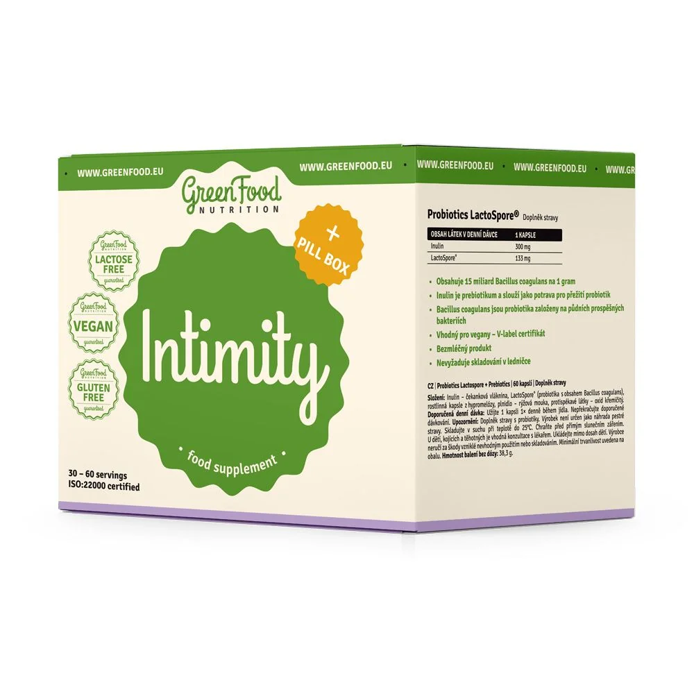 GreenFood Nutrition Box Intimity + Pillbox
