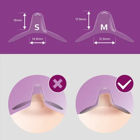 Philips Avent Chránič prsních bradavek small 2 ks + pouzdro