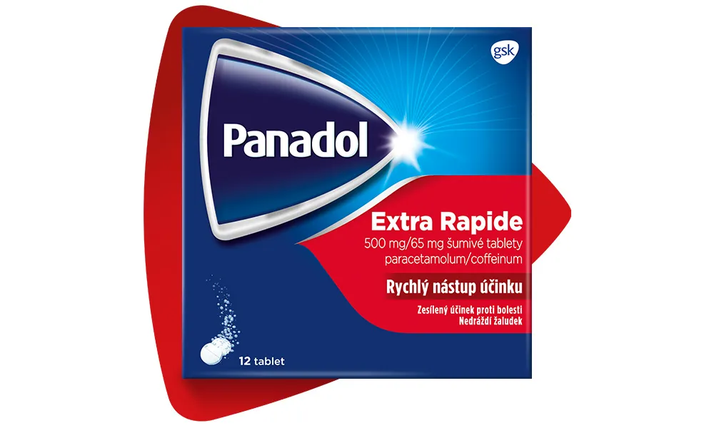 Panadol Extra Rapide 12 šumivých tablet