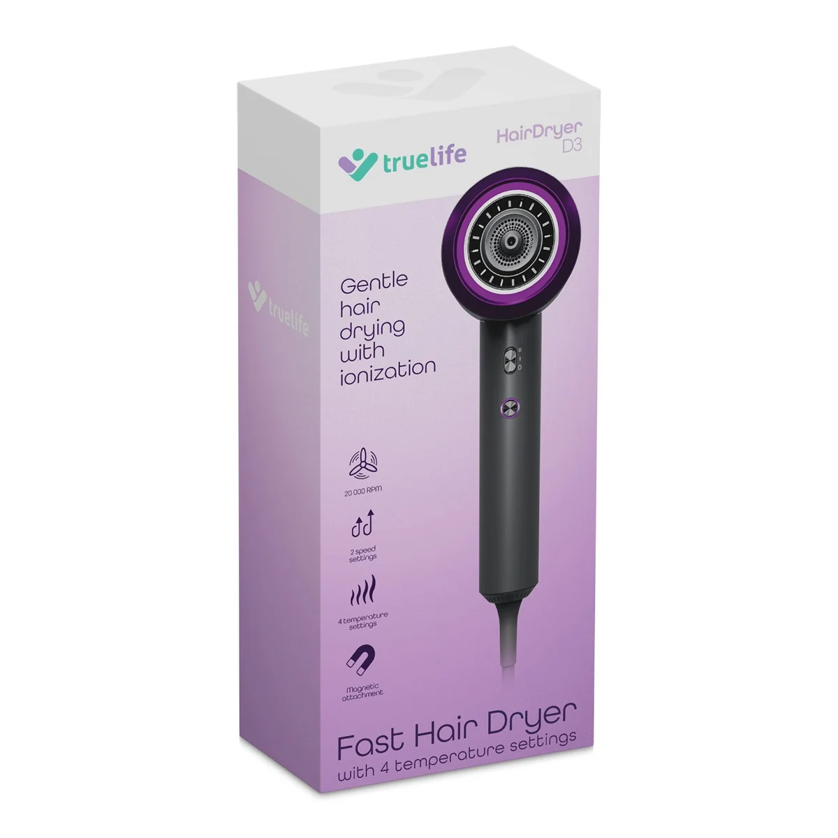 Truelife HairDryer D3 fén s ionizátorem