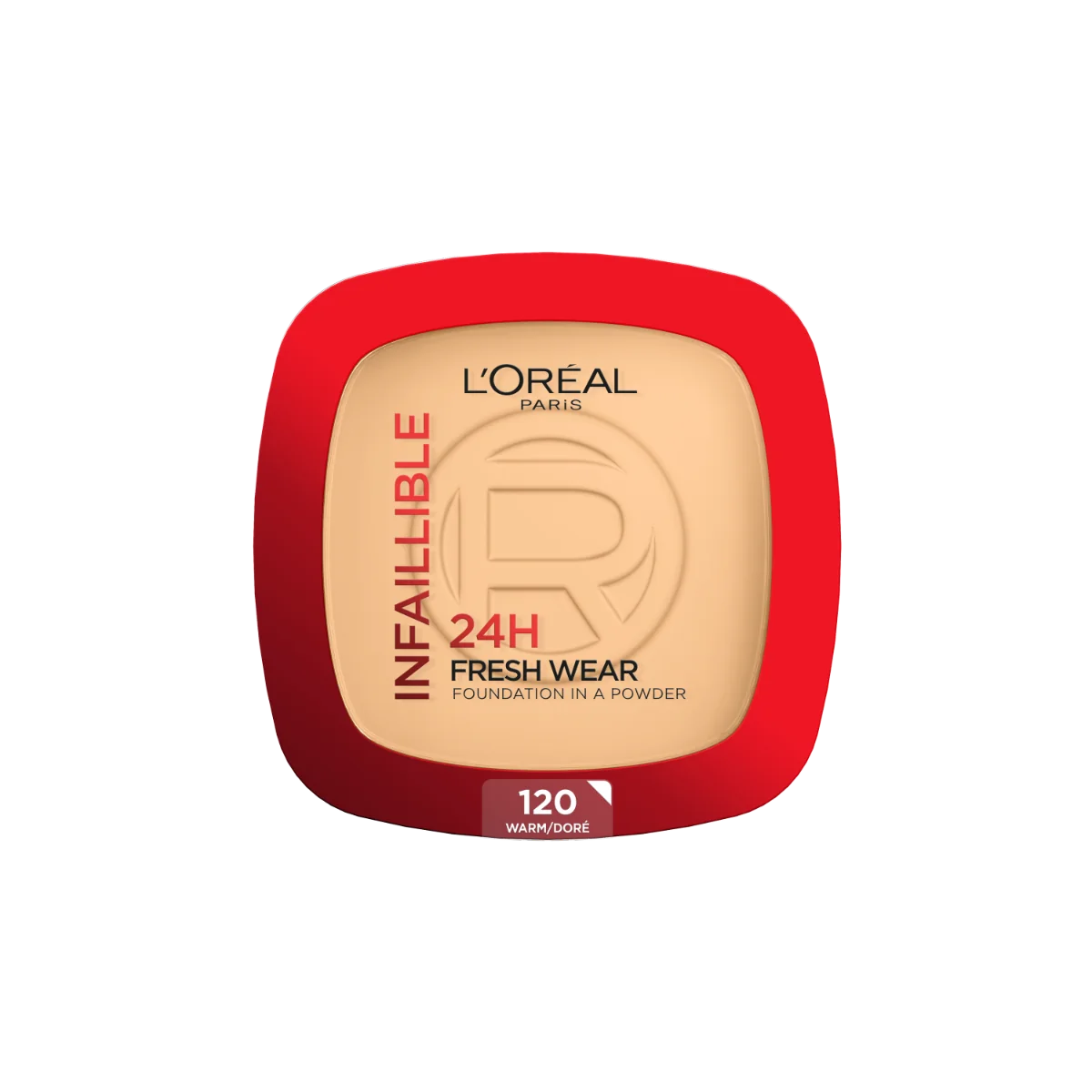 Loréal Paris Infaillible Fresh Wear 24H Foundation in a Powder odstín 120 Warm Doré make-up v pudru 9 g
