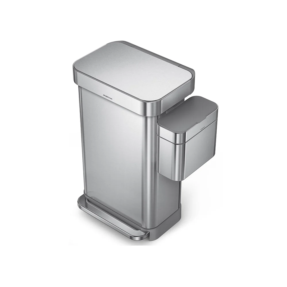 Simplehuman Odpadkový koš na kompostovatelný odpad 4 l kartáčovaná ocel