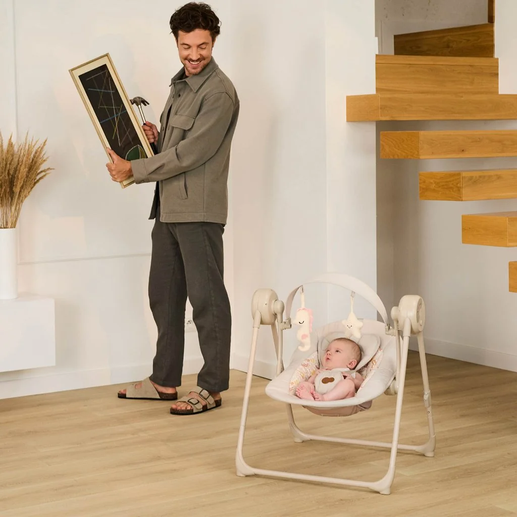 Kinderkraft Houpačka Swingee Grey