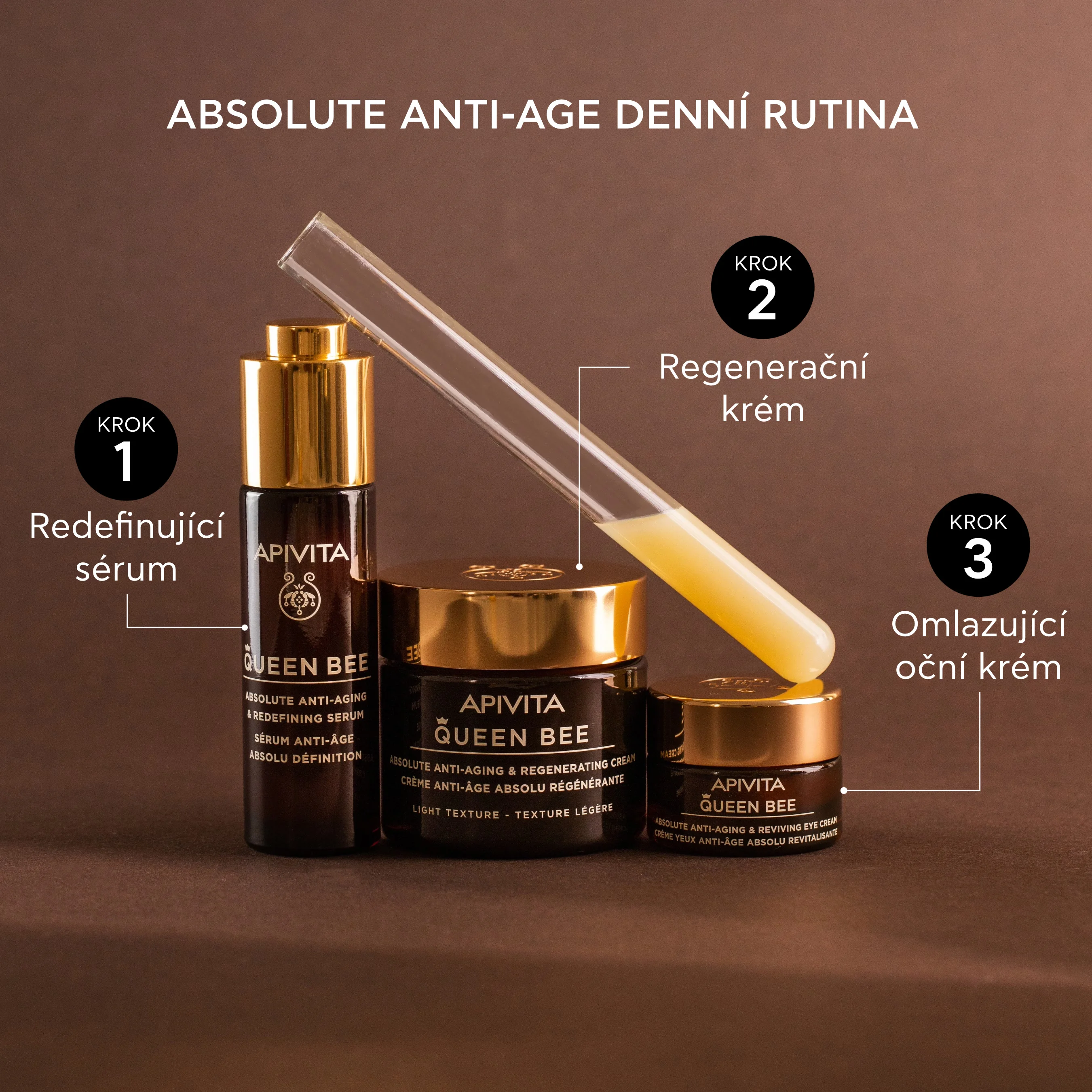 APIVITA Queen Bee lehký regenerační krém proti stárnutí pleti 50 ml