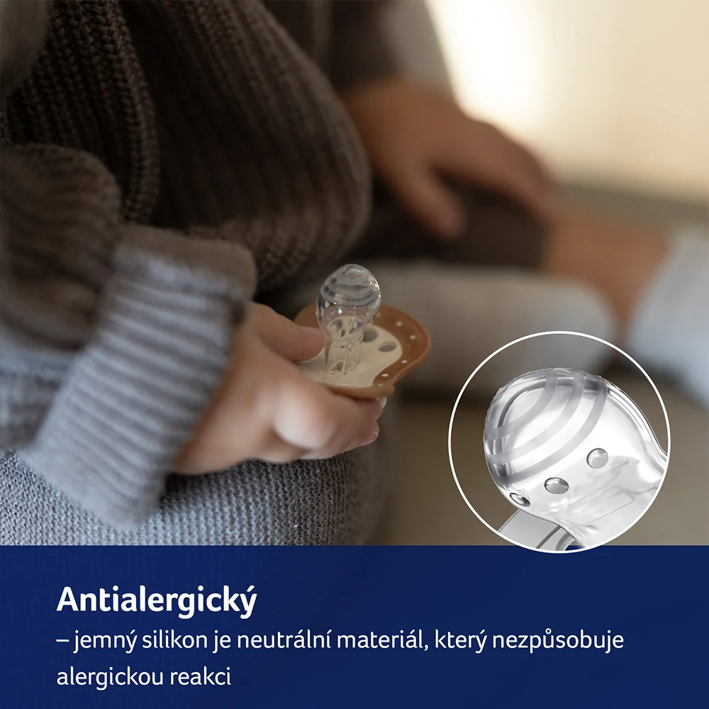 LOVI Teddy Love Dudlík svítící silikonový dynamický 18m+ 2 ks
