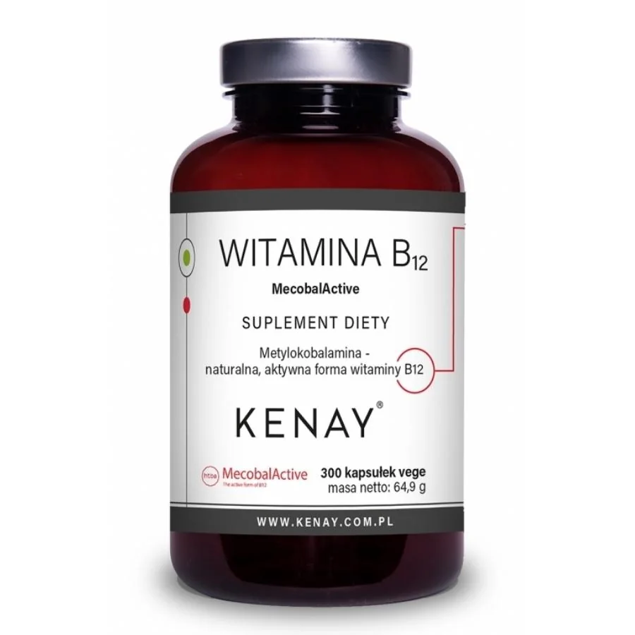 Kenay Vitamin B12 methylkobalamin MecobalActive 500 µg 300 kapslí