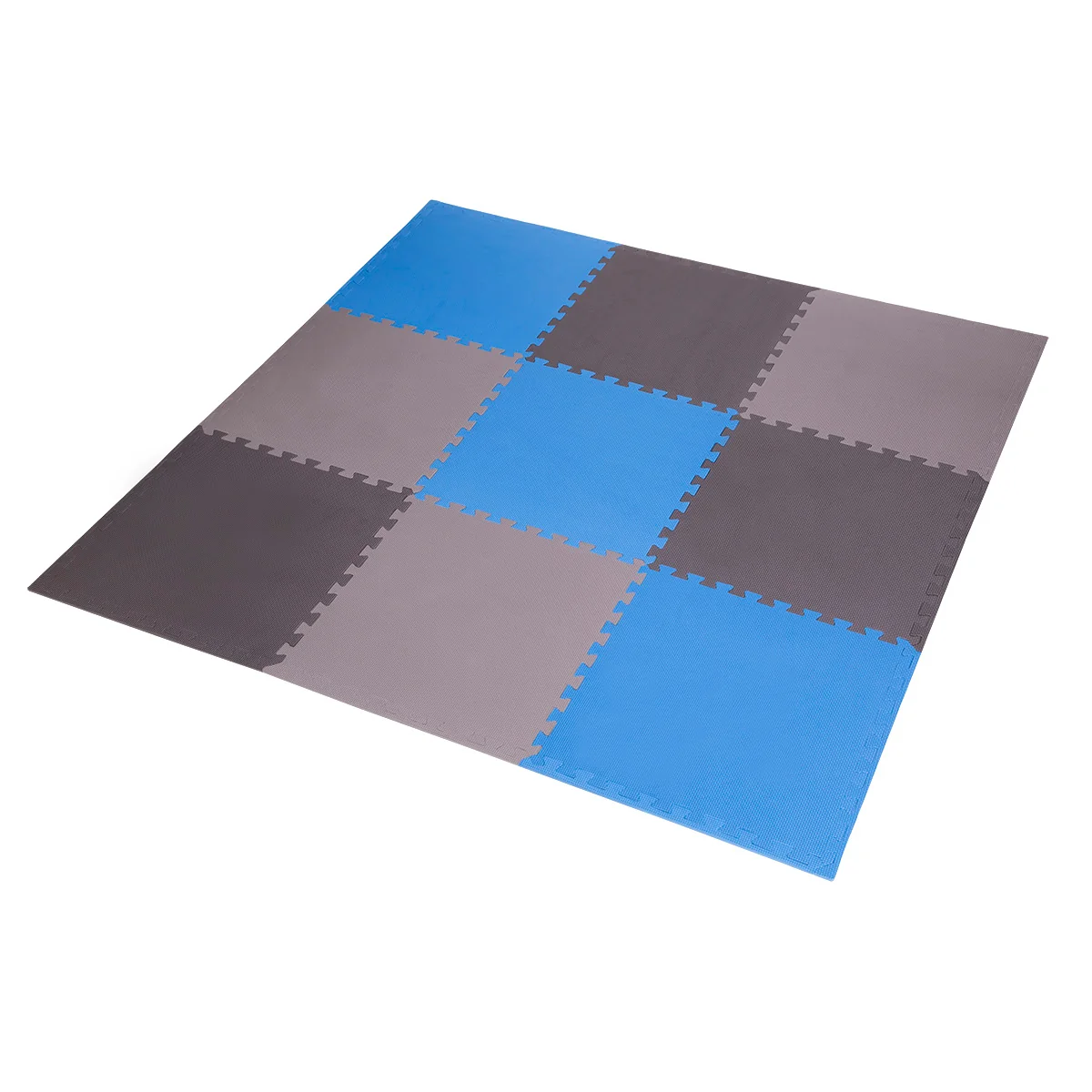 One Fitness Ochranná puzzle podložka MP10 modro-šedá