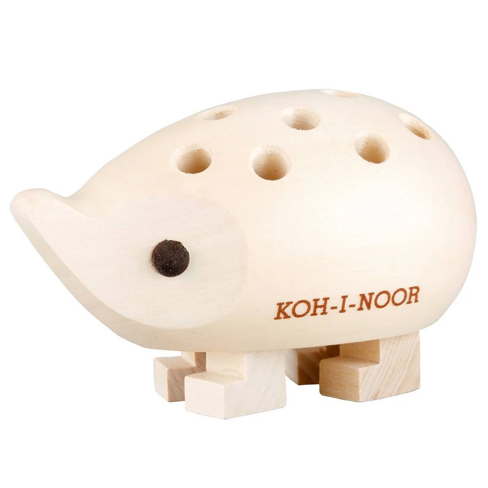 KOH-I-NOOR 9960S - dřevěný ježek bez pastelek natur, mini