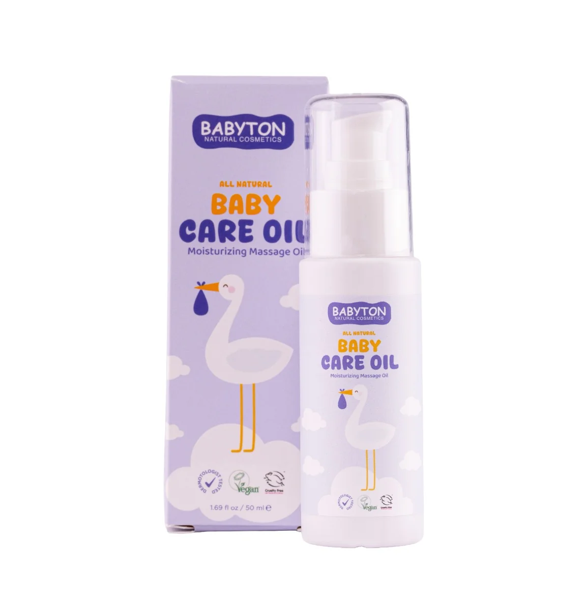 Babyton Přírodní pečující olej Baby 50 ml