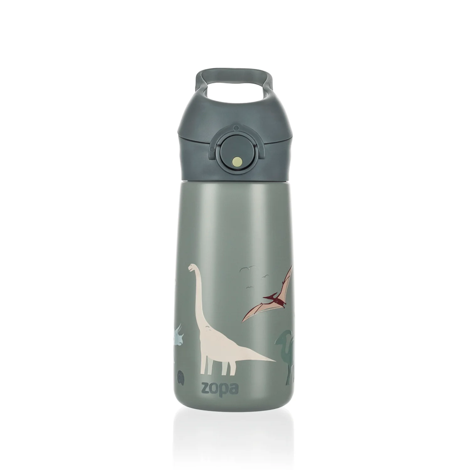 Zopa Termoska na pití s pítkem 400 ml, Dino 2